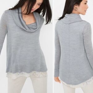 White House Black Market Over sized Cowl Neck Sweater